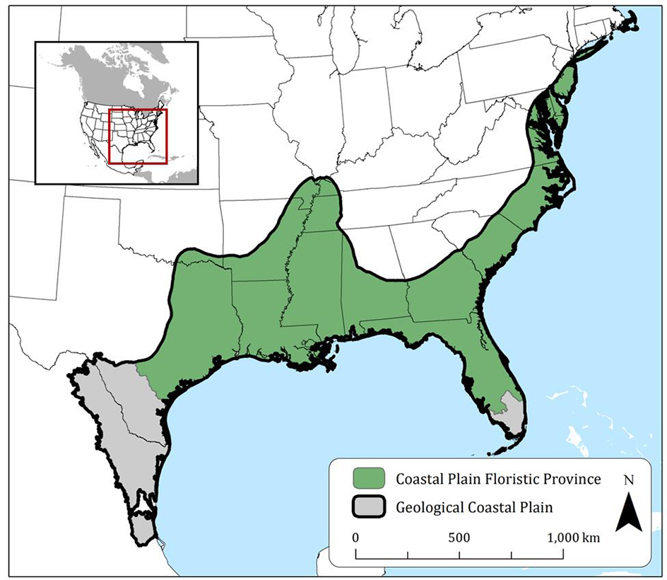 Coastal Plains Us Map - Dannie Elisabeth